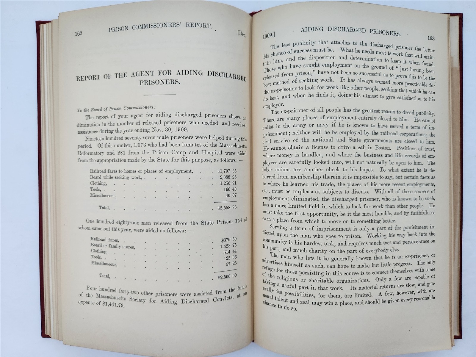 1910 antique MASSACHUSETTS PRISONS murder convicts hospital photos criminology
