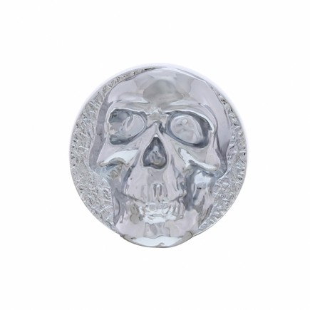 United Pacific 23197 Dash Knob, Chrome, Skull