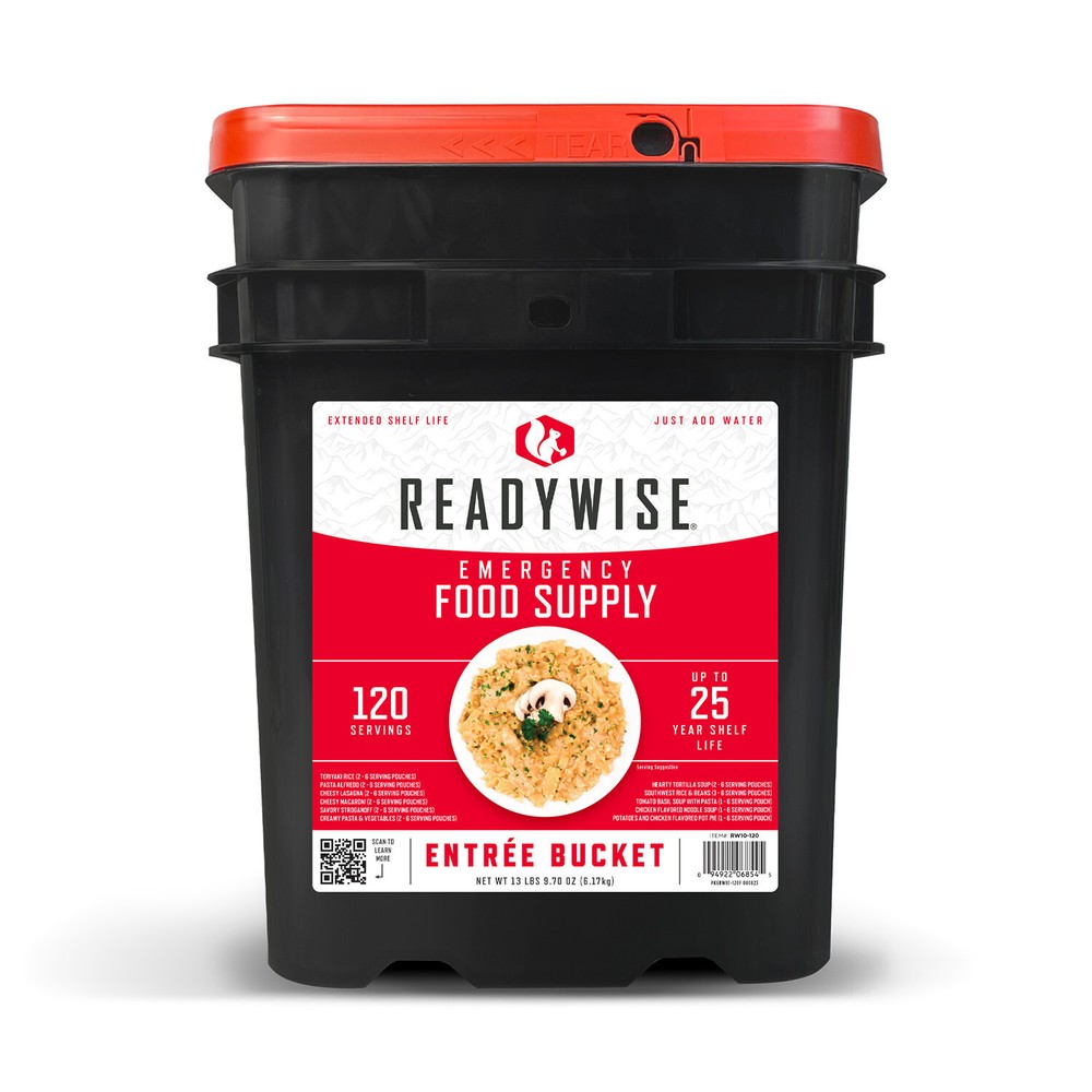 ReadyWise Entree Bucket ~ 120 Servings