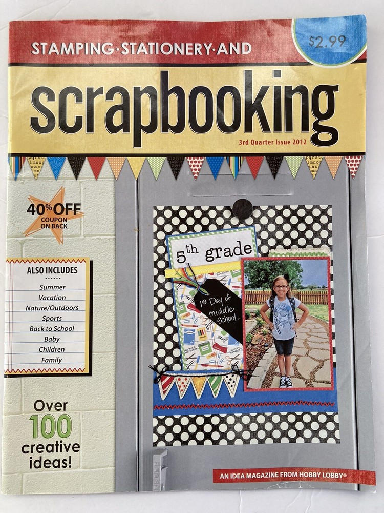 Stamping Stationery & Scrapbooking 3rd Quarter Issue 2012 Over 100 Ideas BTS