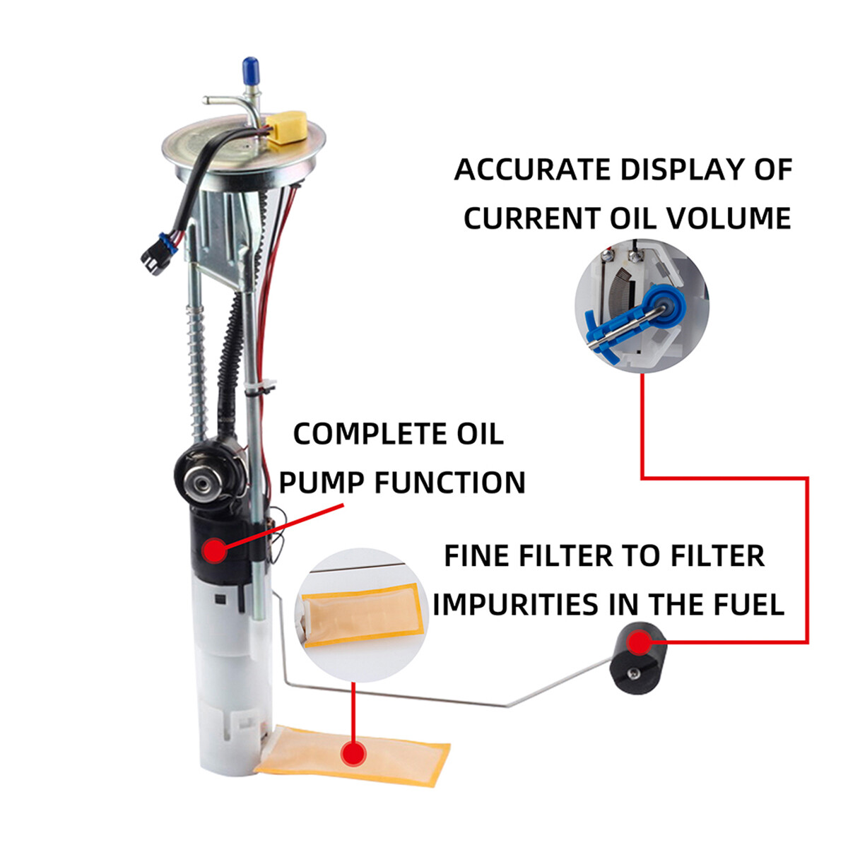 2204306 2520817 EFI Fuel Pump Assembly Fit For 08-13 Polaris Ranger 500/700/800