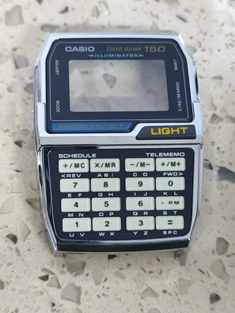 Vintage Casio Data Bank 150 DBC-1500 (1477) Part CASE without back case NOS