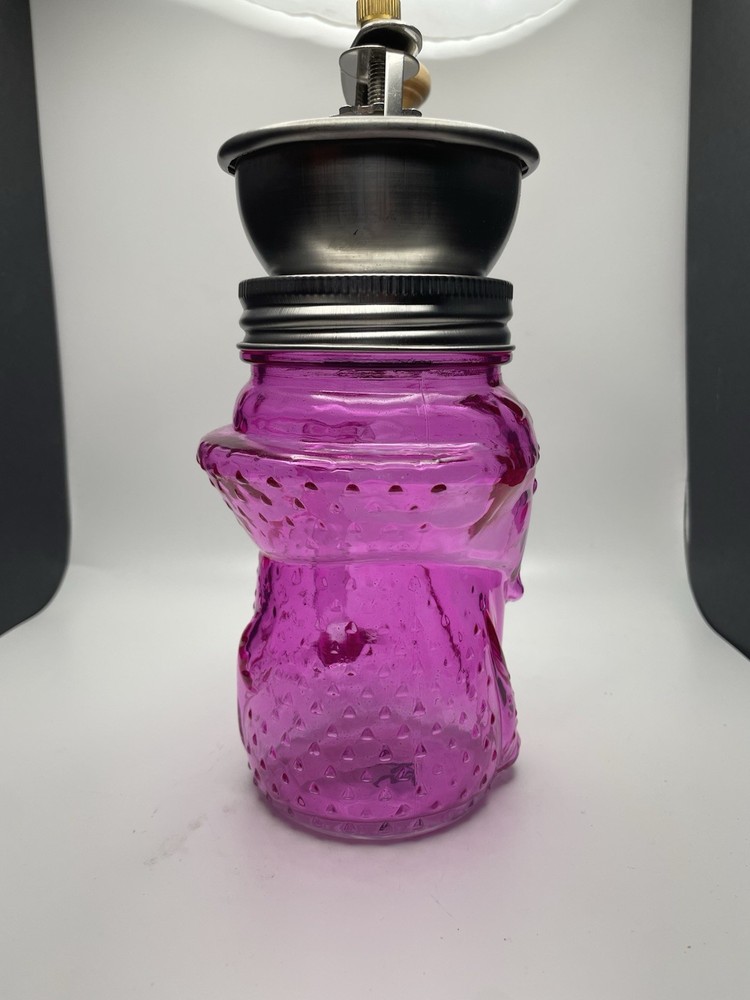 Opossum decorative coffee grinder Pink Glass Manual