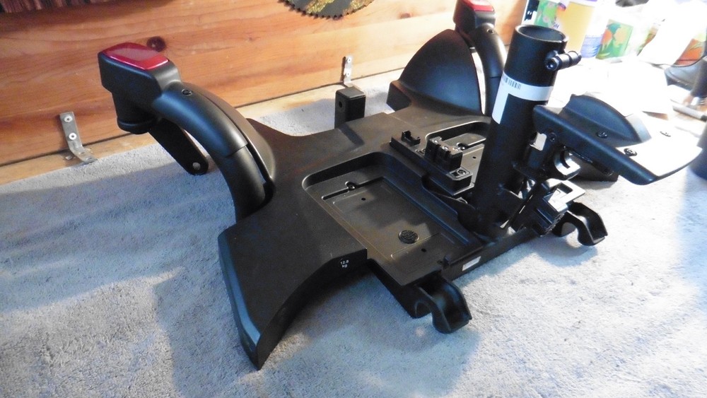 2017 Pride Mobility Go Chair Front End Battery Mount Foot Plate Zero Turn Frame