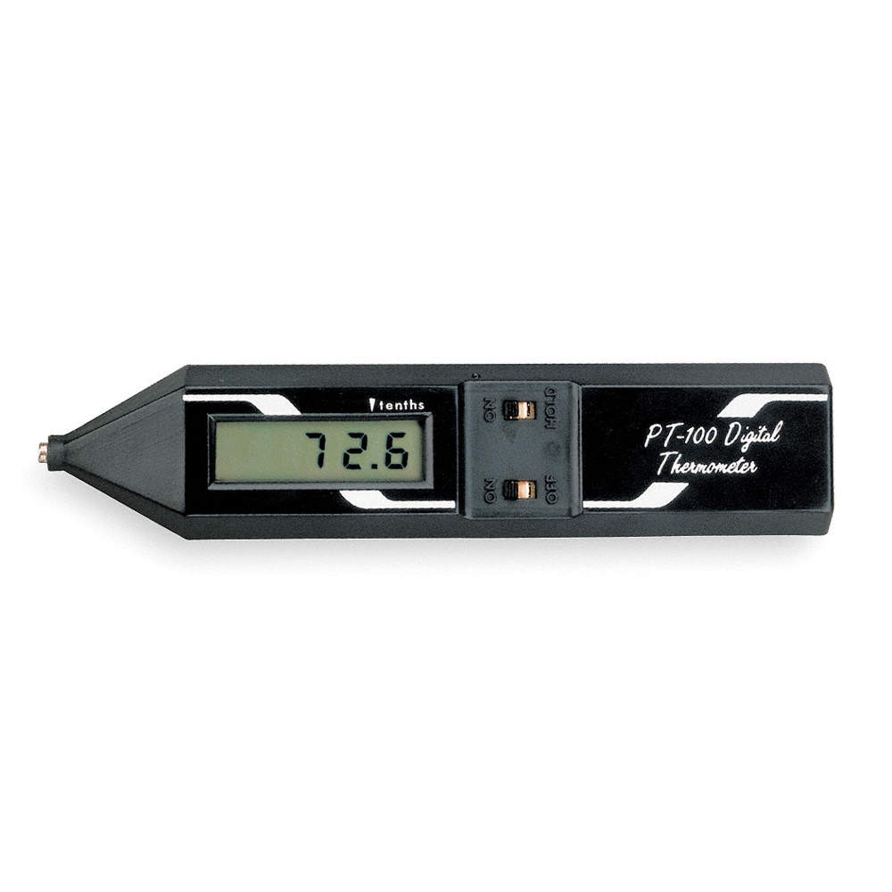 SUPCO PT100 Precision I.C. Thrmetr,-40to199.9F,LCD 3T189