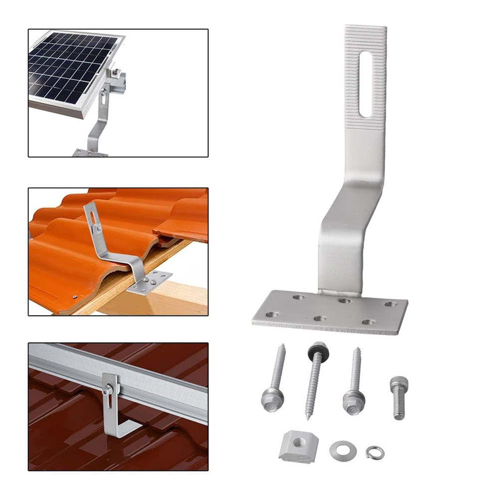 Weather Resistant For Solar Panel Roof Mounting Brackets for Durability