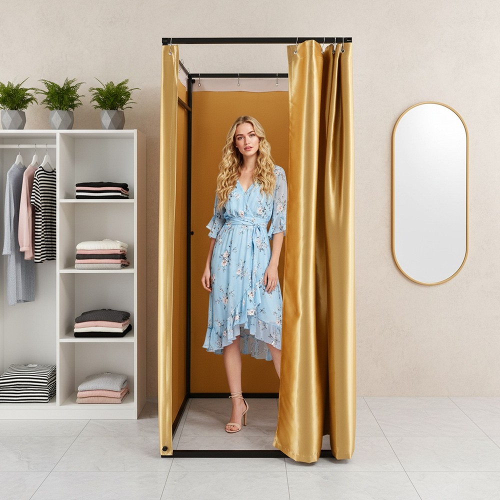 Large Fitting Room 80% Light-blocking Portable Dressing Room Changing Room