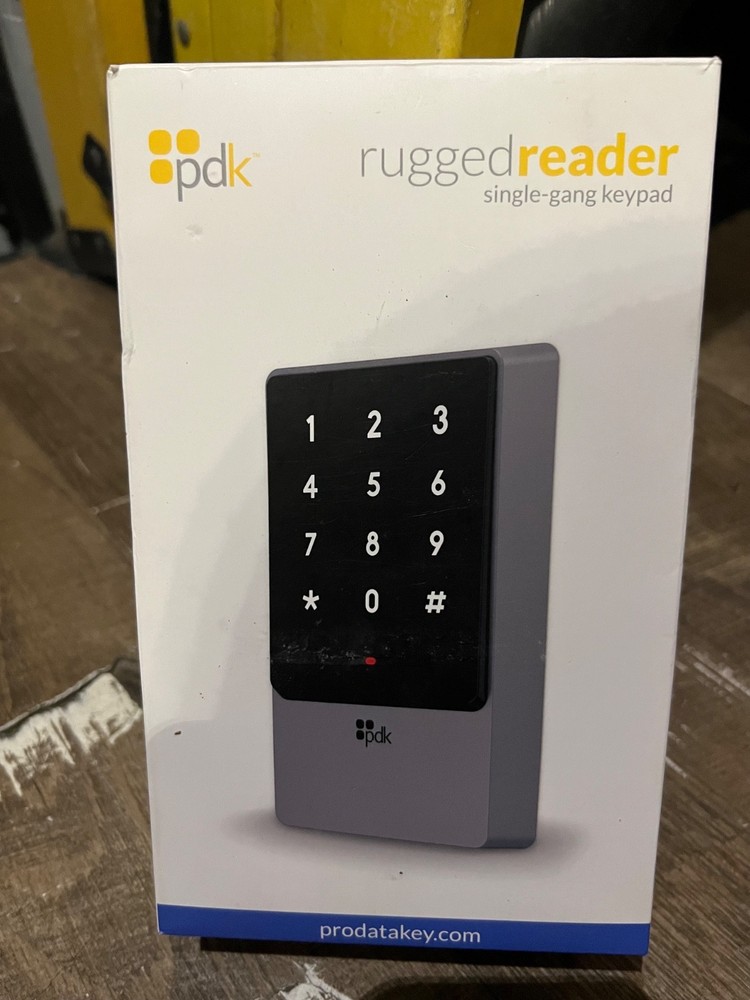 PDK Rugged Reader Single-gang keyboard