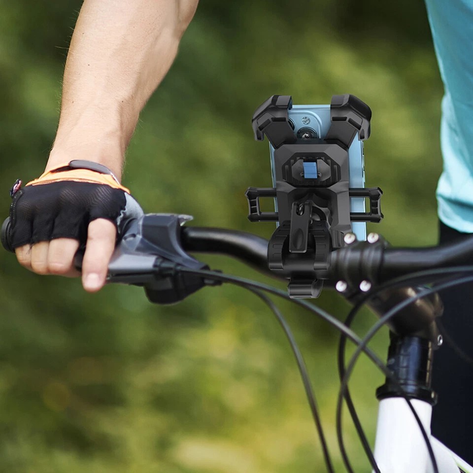 Motorcycle Bike Handlebar Mount Holder Bicycle For iPhone Samsung Cell Phone GPS