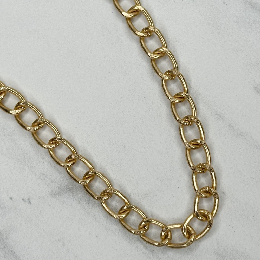 Gold Tone Chain Link Purse Handbag Bag Replacement Strap