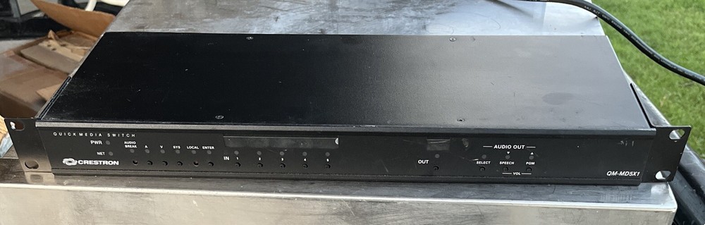 Crestron QM-MD5X1 5x1 QuickMedia Distribution Center Switcher Audio Processor