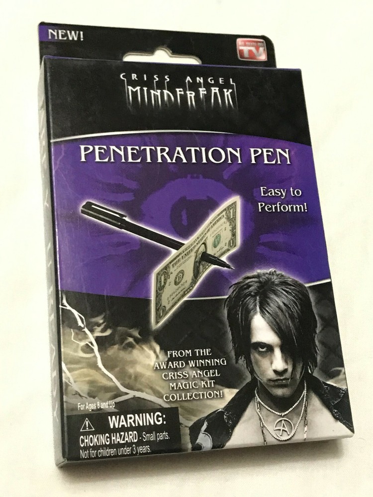 CRISS ANGEL PENETRATION PEN EASY TO PERFORM MAGIC TRICK