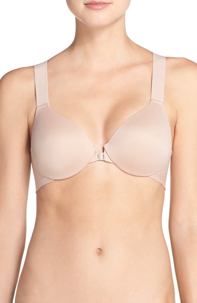 $68 Spanx 30011R Bra-llelujah Front-Close Full Coverage Underwire Bra, Size 34C