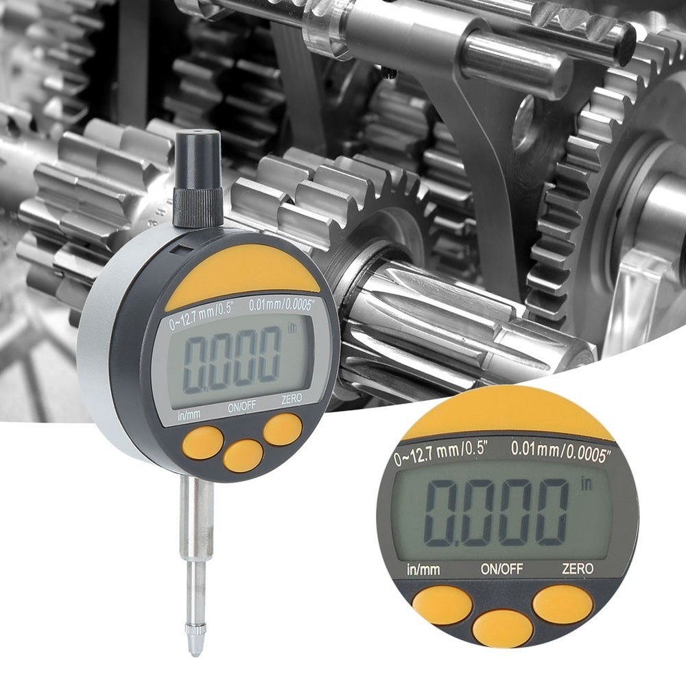 0-12.7mm Electronic Digital Dial Indicator 0.01mm High Accuracy Measuring