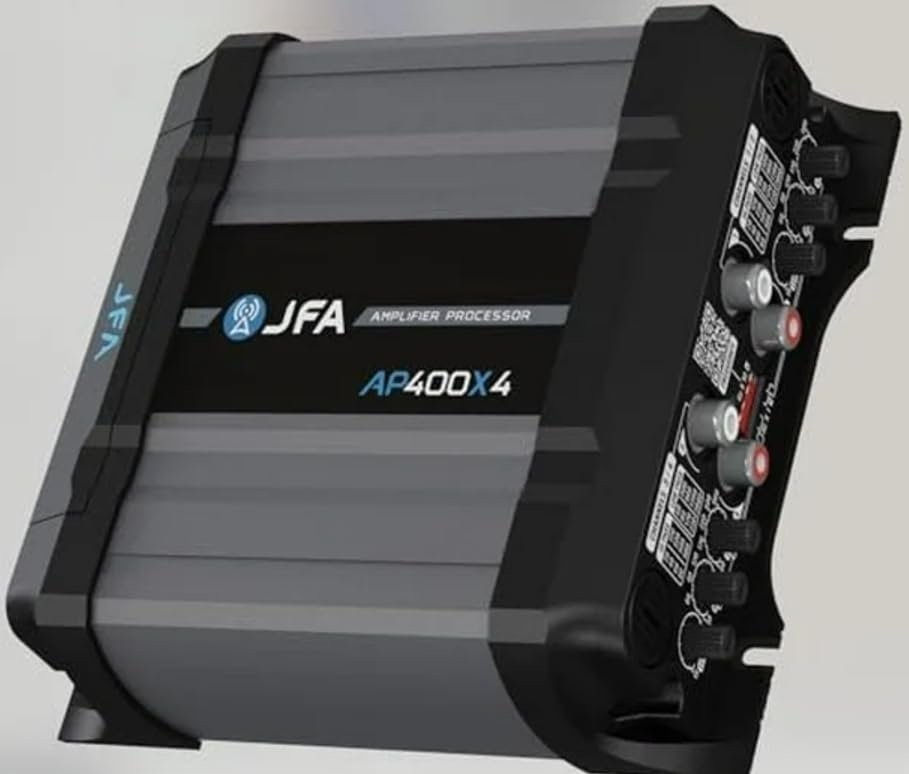 2-in-1 Built-in Audio Processor & Car Amplifier 400X4 Class D for Car &...