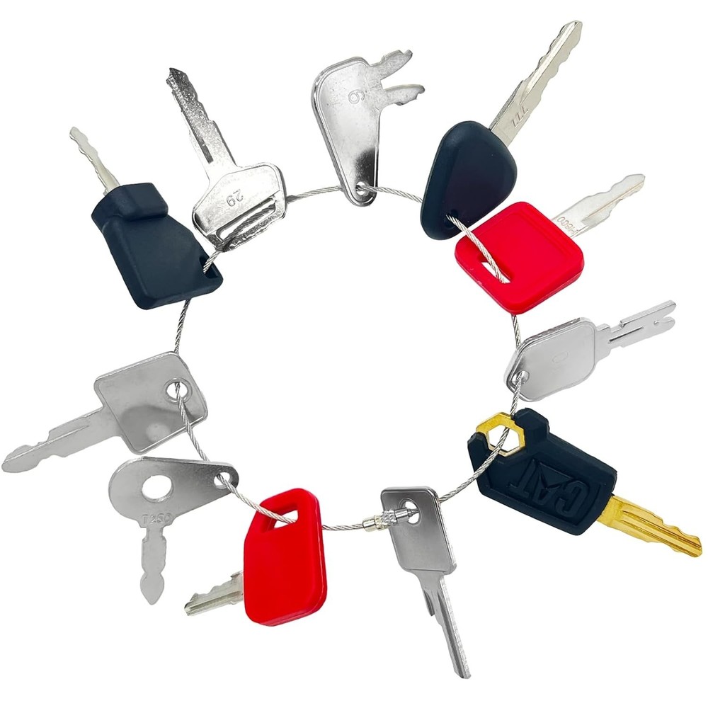 Ultimate 11 Heavy Machinery Key Bundle - Compatible with Major Brands & Models