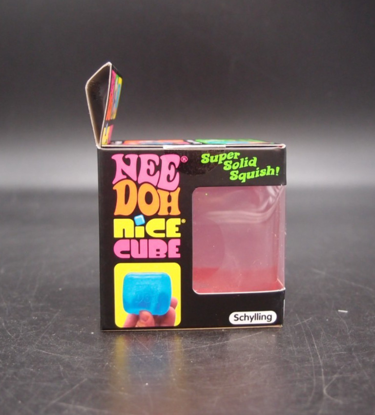 Nee Doh Nice Cube - Super Solid Squish! (Pink) - Brand New/Factory Sealed!