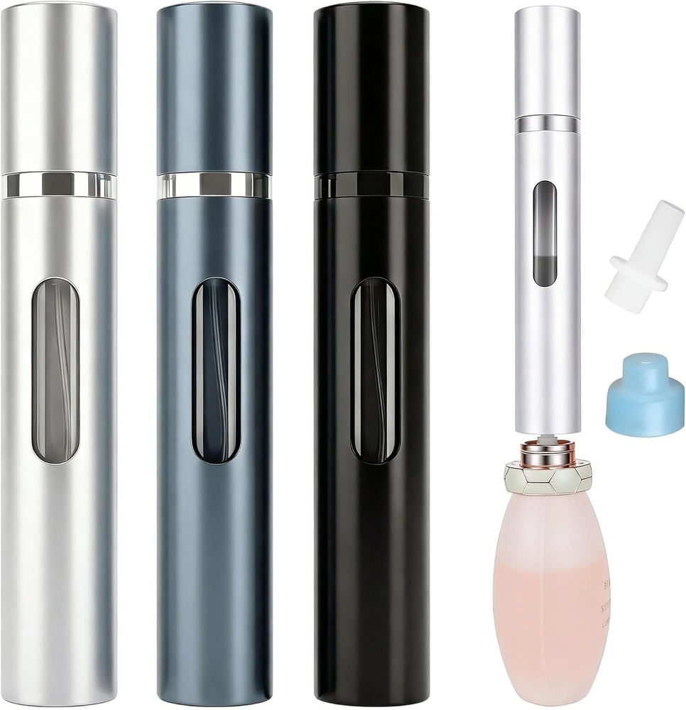 10ml Perfume Atomizer Travel Refillable, 3PCS Perfume Travel Refillable Bottle,