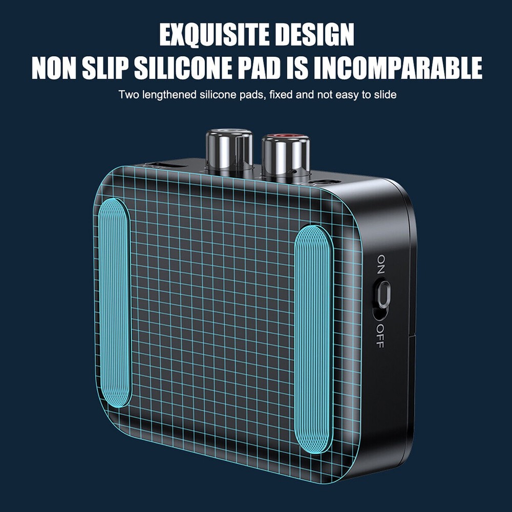 Bluetooth 5.3 Receiver Adapter Wireless Audio Receiver USB Audio Adapter