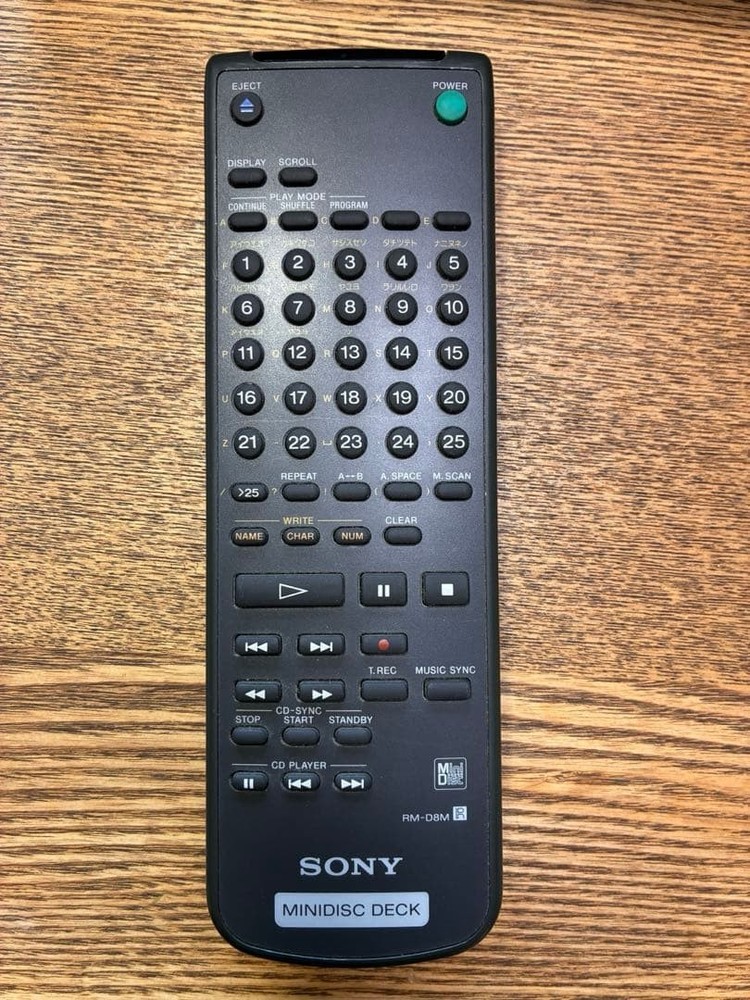 SONY MDS-S37 MD MiniDisc Recorder Deck Player w/remote Operation confirmed