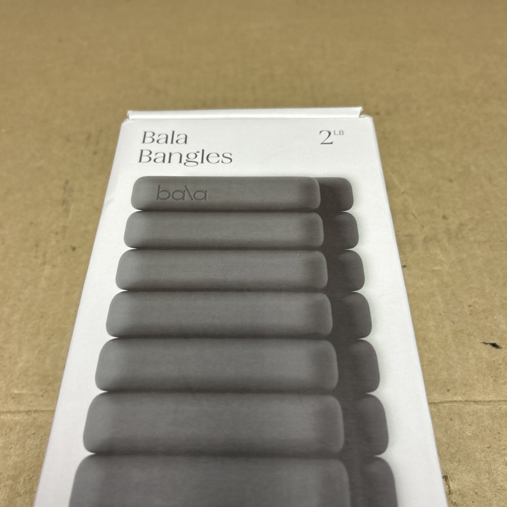 Bala Bangles Wrist & Ankle Weights 2lbs - Charcoal Gray Sealed