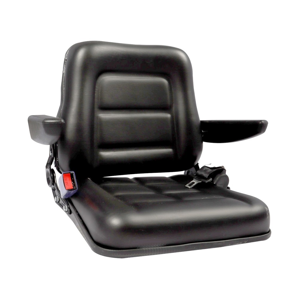 w/ Armrest Universal Tractor Seat For Forklift Excavator Skid Loader