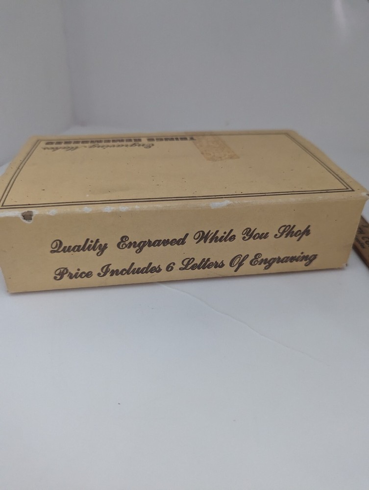 Vtg. Things Remembered Solid Brass Door Knocker New Old Stock In Box Engravable