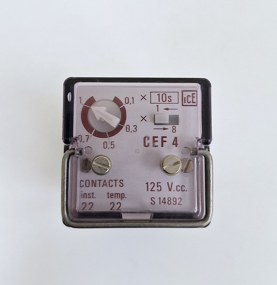 ICE CEF4 Adjustable Timer Relay 125V