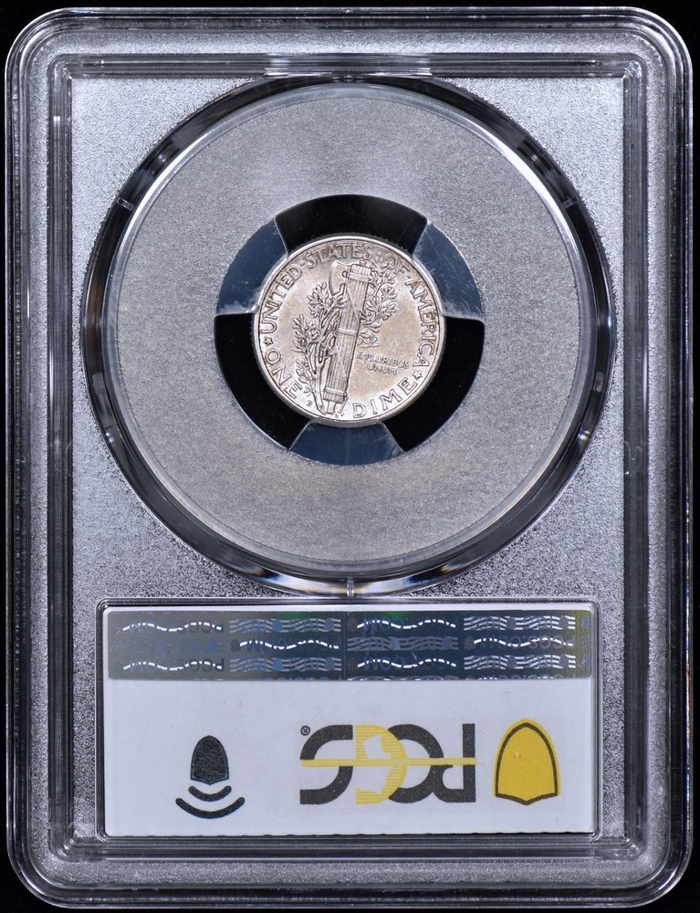 1927-D Mercury Dime 10c PCGS AU55 - Nice Luster!