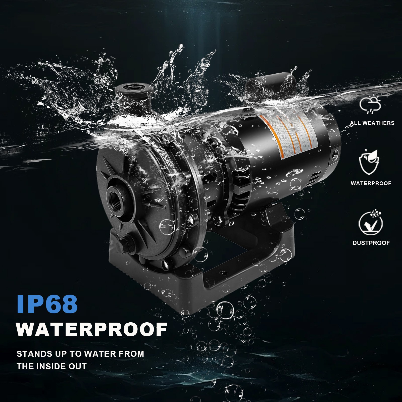 Booster Pool Pump 3/4 hp for Polaris Pressure Side Pool Cleaners PB4-60