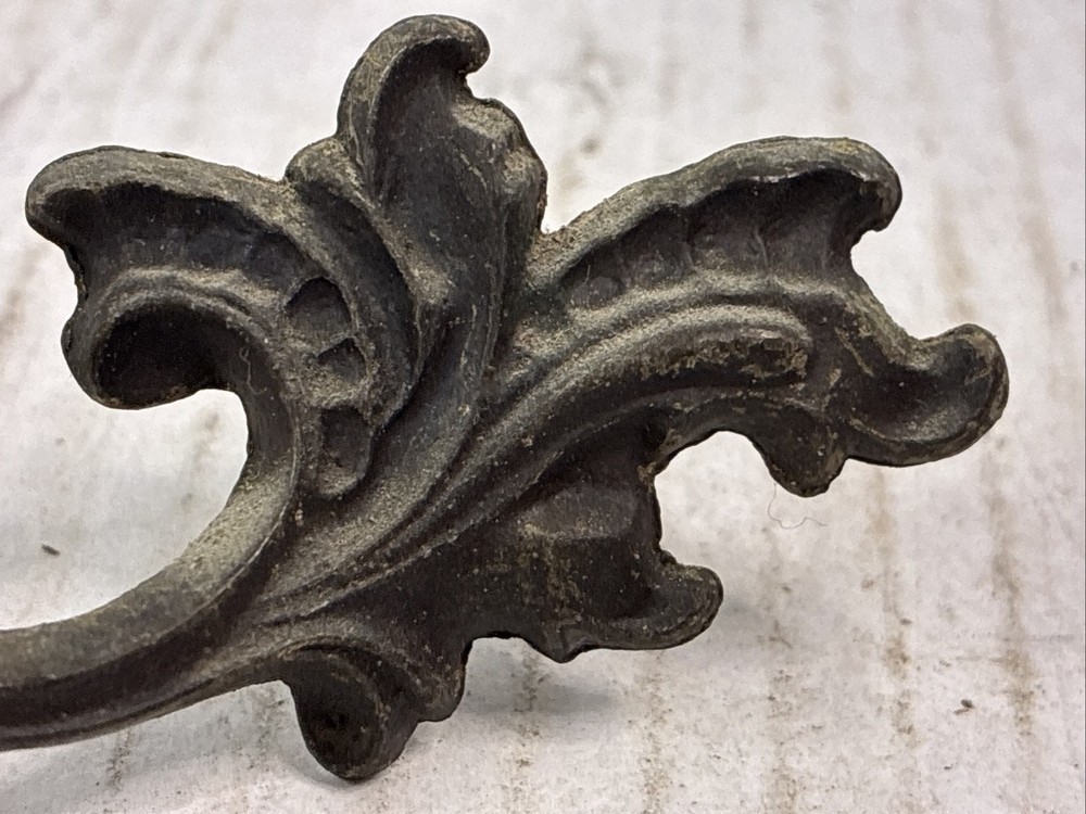 Vintage Antique Brass Drawer Pull From Old Sewing Machine Cabinet