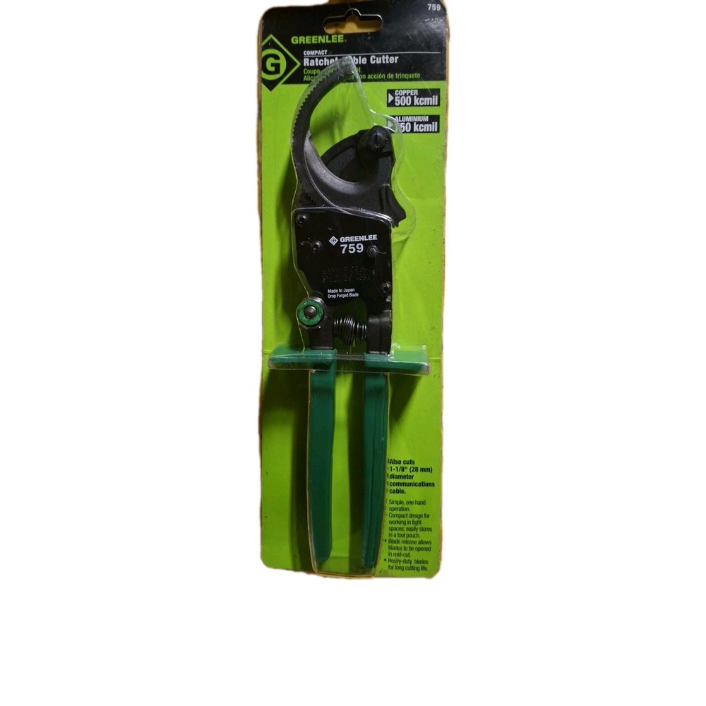 Greenlee 759 Compact Ratchet Cable Cutter