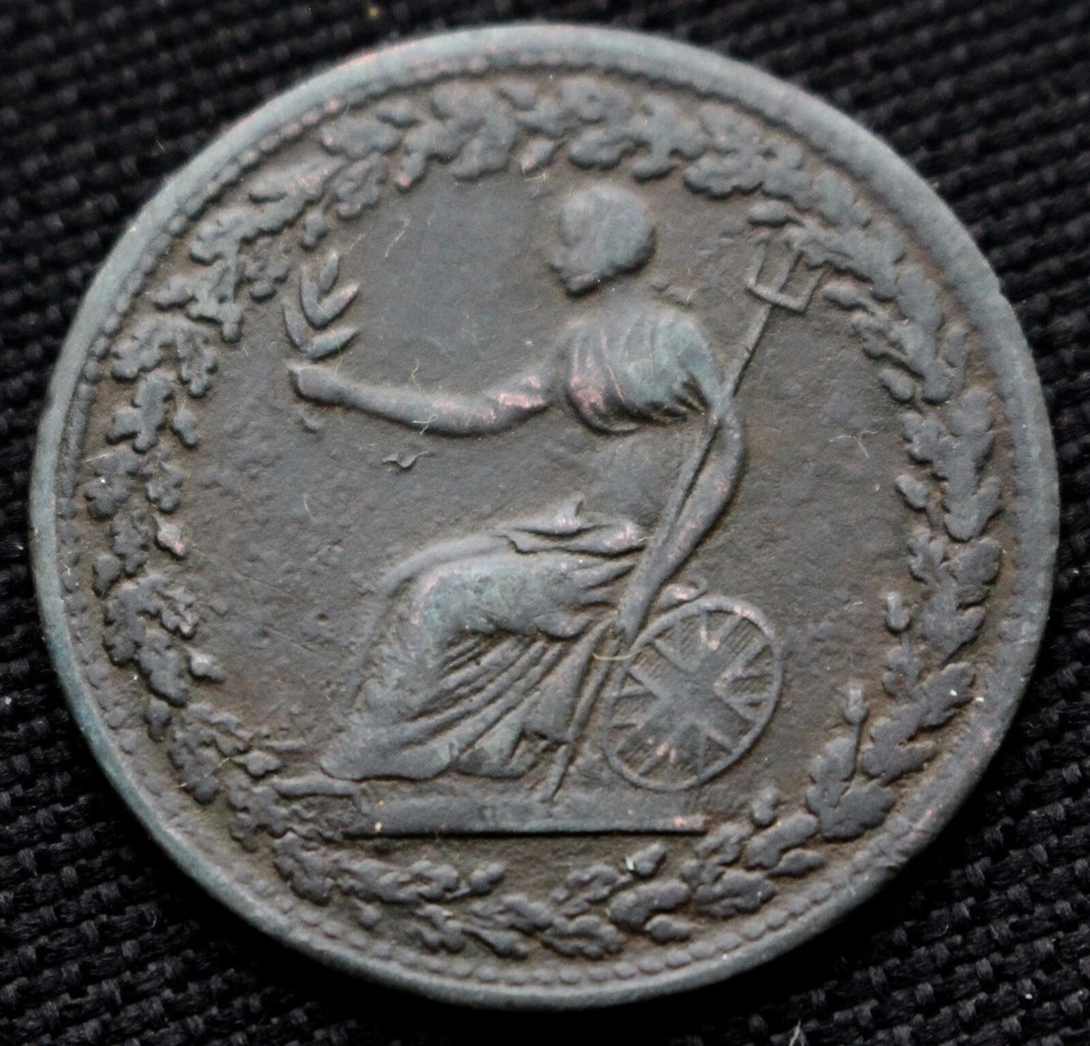1814 LOWER CANADA HALF PENNY COPPER TOKEN #LC54C2 - Spread Eagle - Br #994