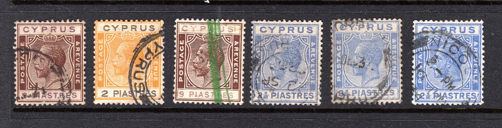 CYPRUS KGV Stamp Lot E