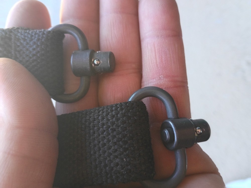 Blue Force Gear Vickers Combat Push Button Sling, BLACK # VCAS-PB-125-AA-BK
