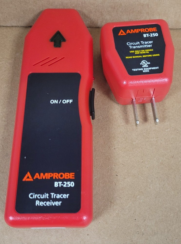 AMProbe Circuit Tracer BT-250 RECEIVER & TRANSMITTER (TESTED/WORKING)