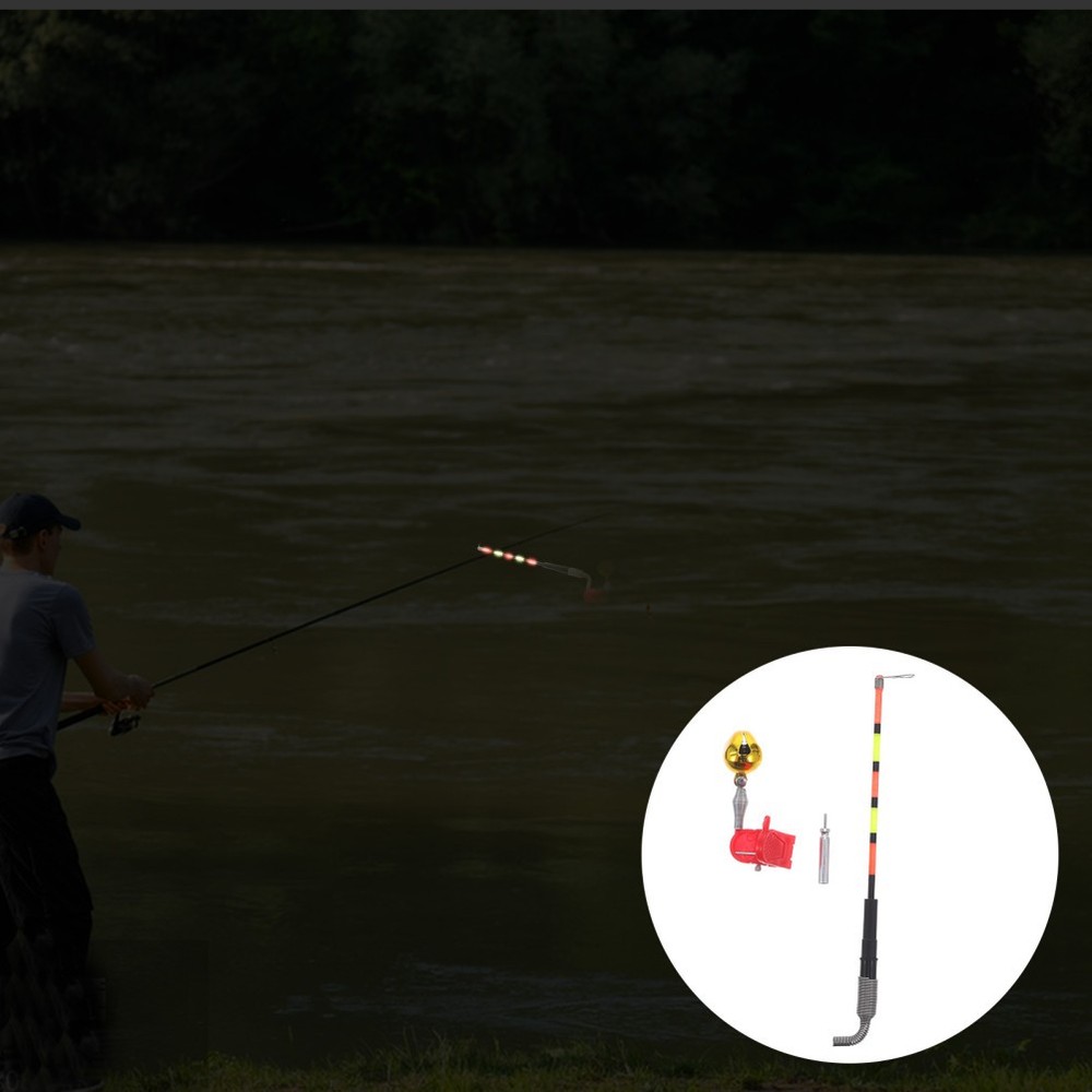 4 Pcs Fishing Alert Bite Alarm Multi Functional with LED Indicator