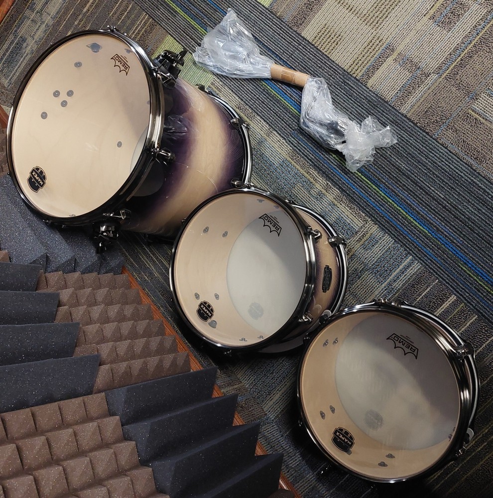 Mapex Saturn Evolution Birch Walnut Exotic Violet Burst 3 pc Shell Pack