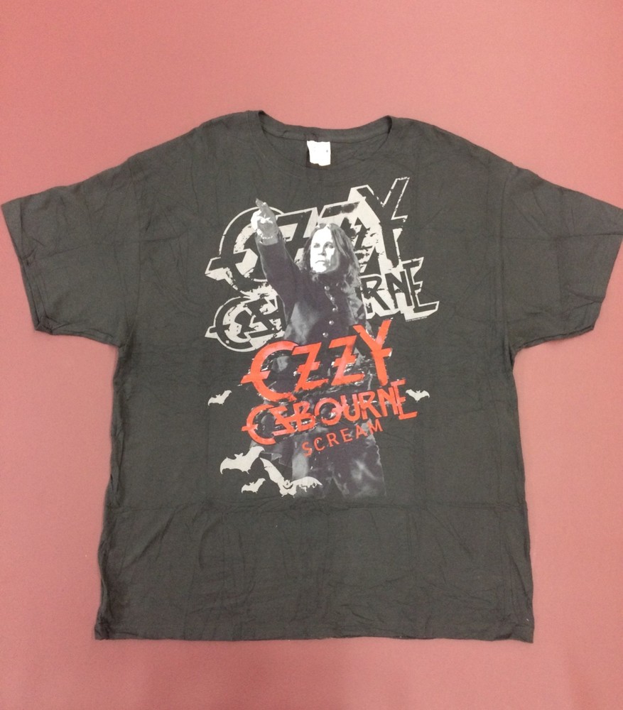 (2) New Ozzy Osbourne "SCREAM" 2010 Rock Tour Concert Tee Shirts Size XL Hanes