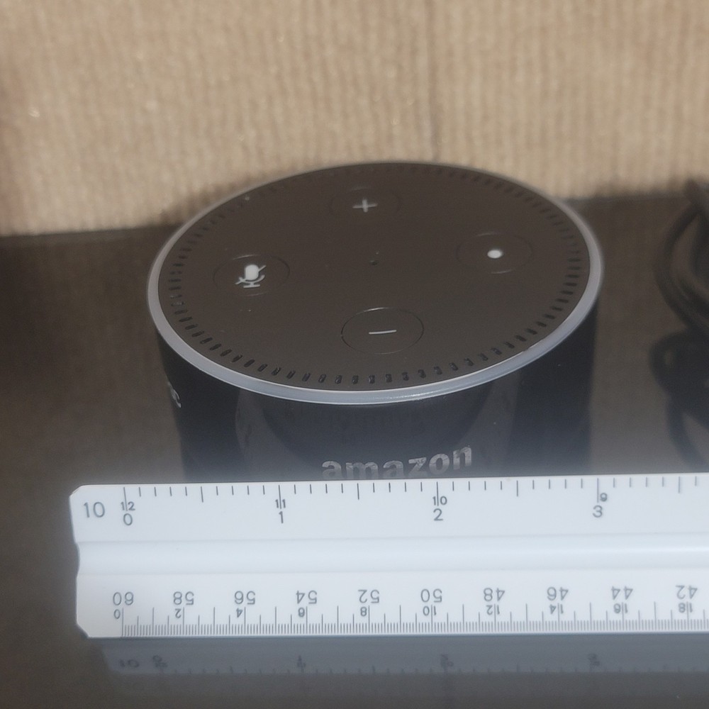 Amazon Echo Dot 2nd Generation Smart Assistant Black RS03QR HydroChemPSC Label