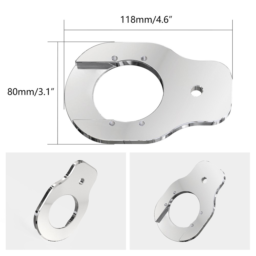 NICECNC Ignition Switch Relocation Bracket For Harley Road King FLHR Police FLHP