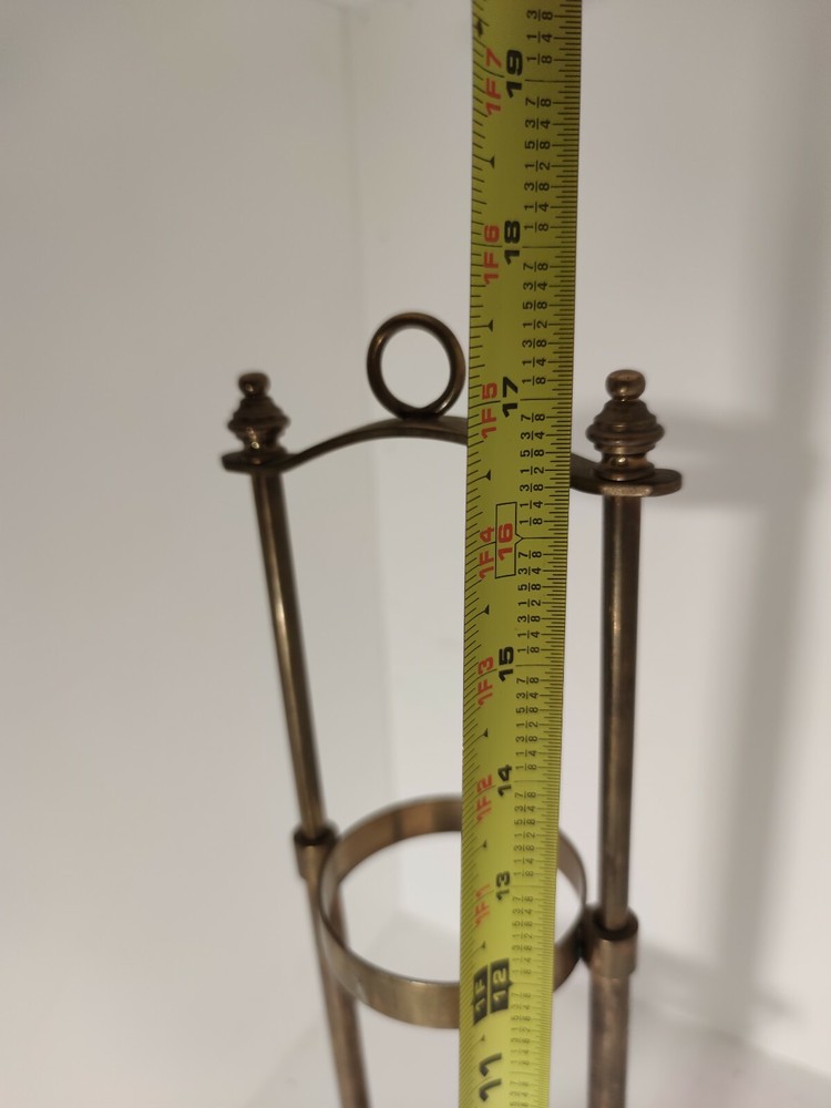 Vintage Solid Brass Candle Holder C2