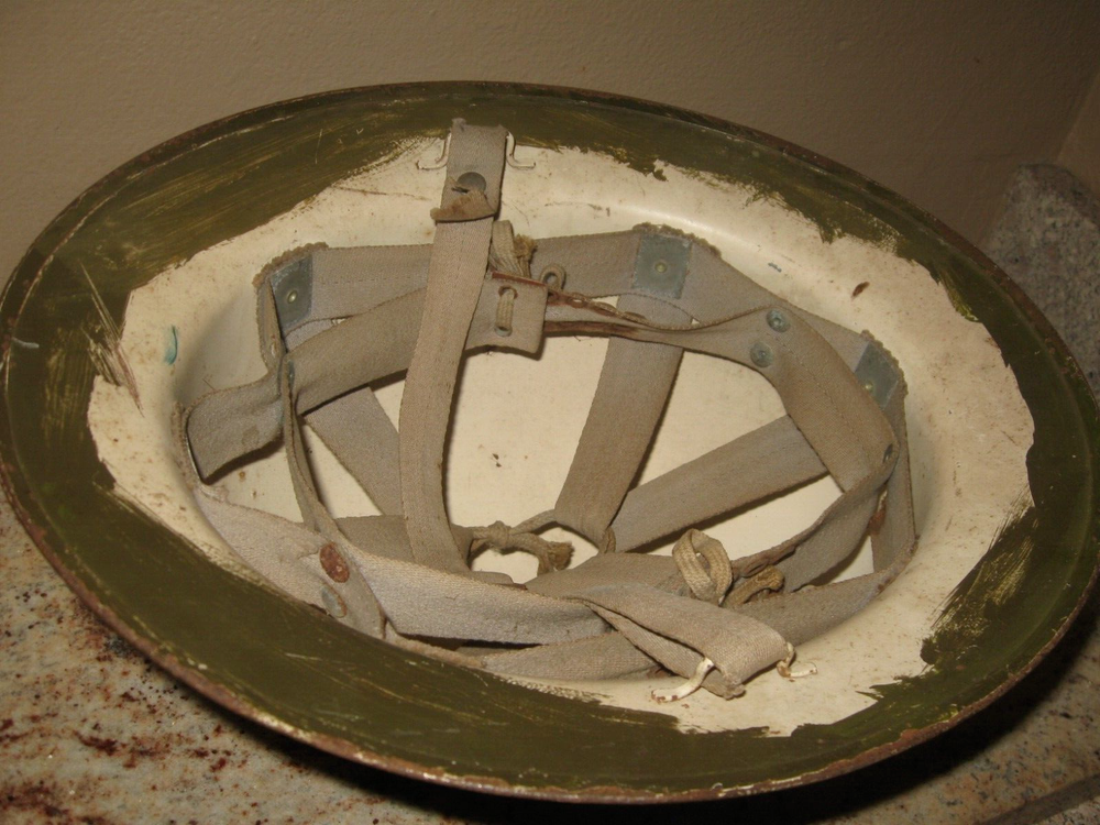 Vintage WW2 Civil Defense Helmet