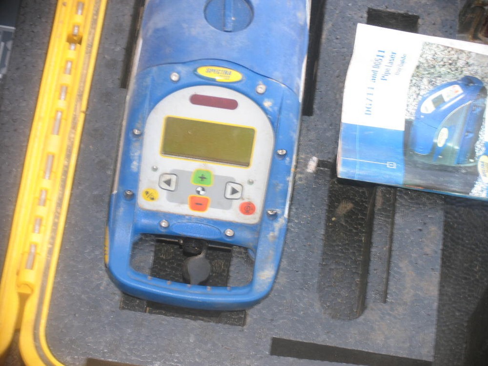 Spectra Precision DG711 Pipe Grade Level Laser W/ Case