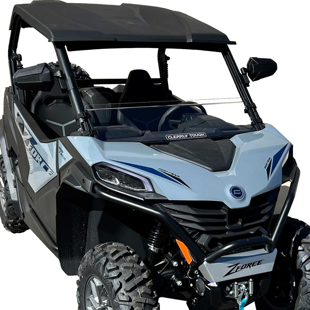 Clearly Tough CFMOTO ZFORCE Gen2 Half Windshield - Scratch-resistant Lexan
