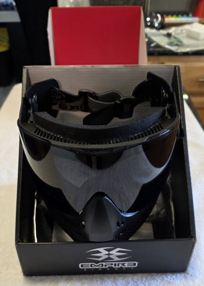 Empire E-Mesh Airsoft Goggles Black - Thermal Smoke Lens