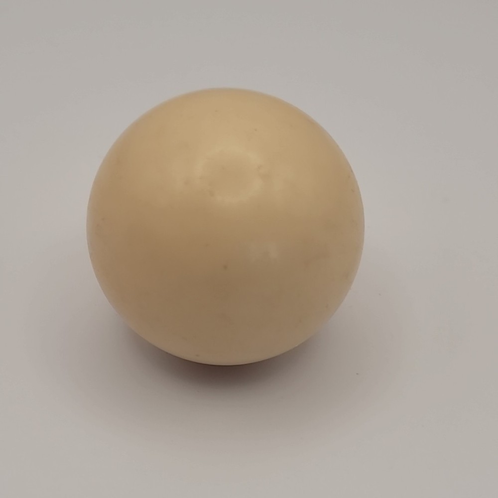 Vintage Billiard Bal / Pool Table Ball Small 1.5" Diameter Solid White Que Ball