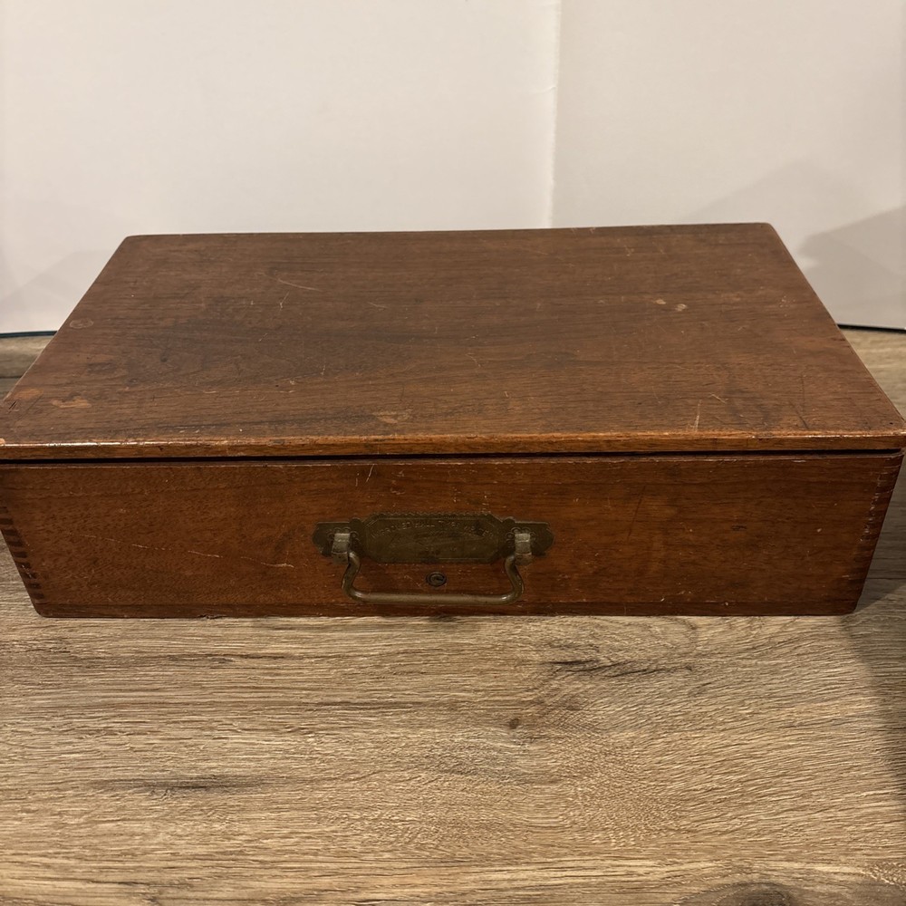 1890's Improved Hall type writer Box Only Very Rare Great Shape