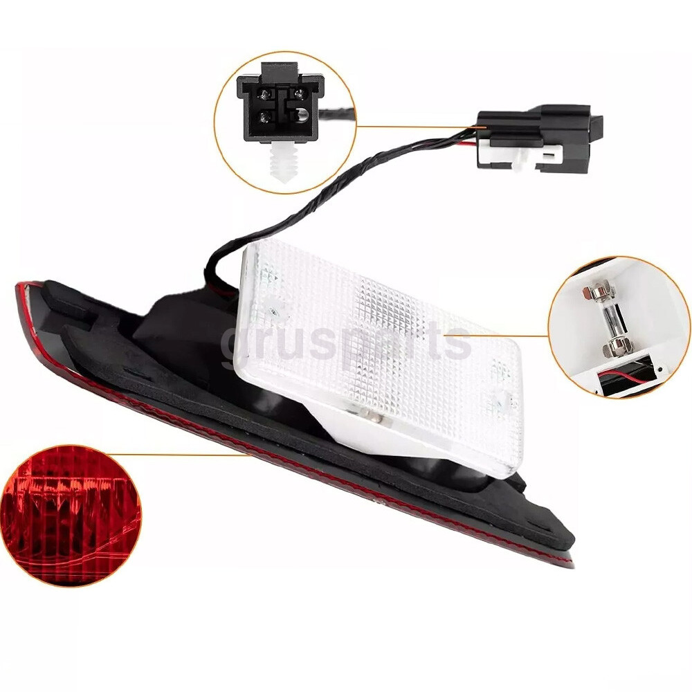 Rear Roof Mounted Third Brake Light Assembly 923-290 For Ford E-150 E-250 E-350