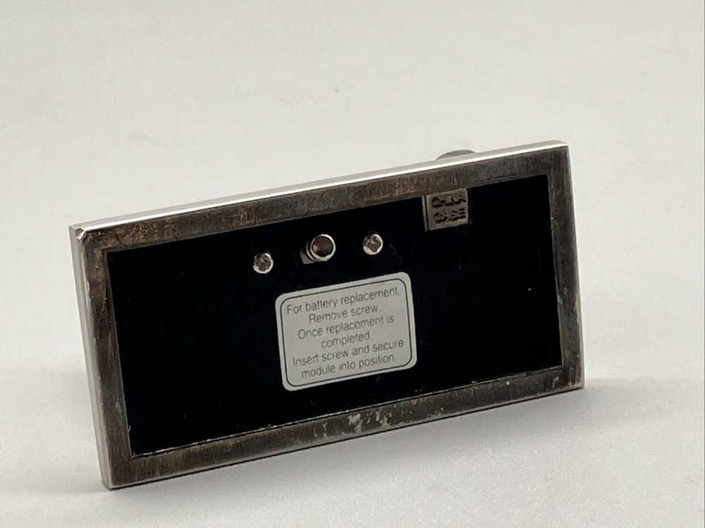 Timex Miniature Sewing Machine Quartz Clock Pewter